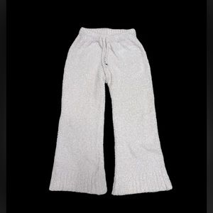 POL Sherpa Wide Leg pants - size small. In pale pink